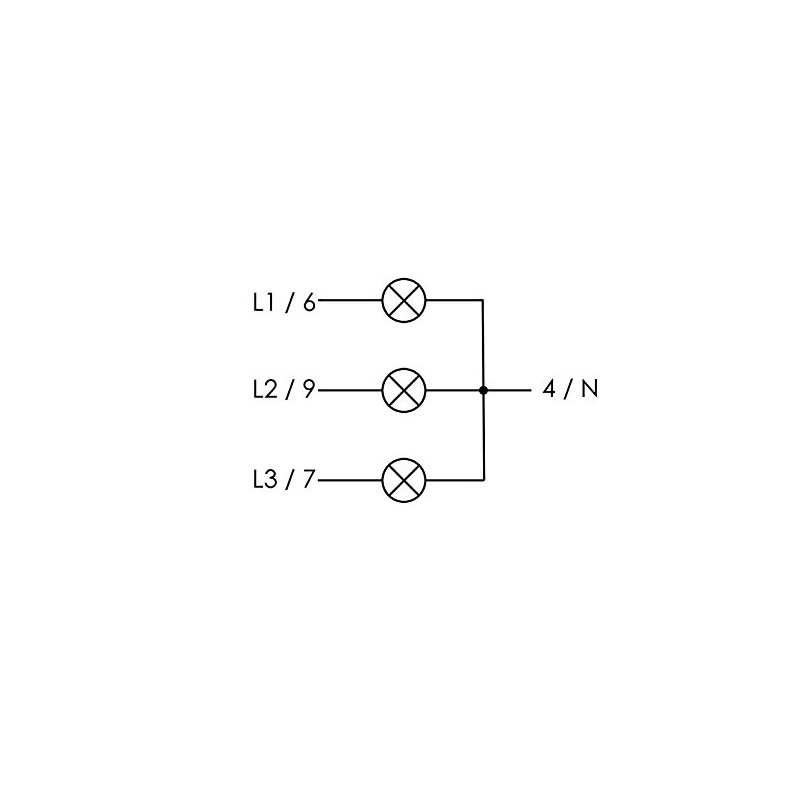 Phase Control 3 x 230 V + N Phase Lamp