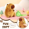 Capybara Plush, Cute Plush Cartoon Capybara Rodent Plush Toy Capybara