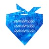 America America America Dog Bandana (Royal Scrunch, OS754)