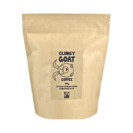 Clumsy Goat Fairtrade Italian Espresso Whole Coffee Beans - 100% Arabica - Medium Dark Roast