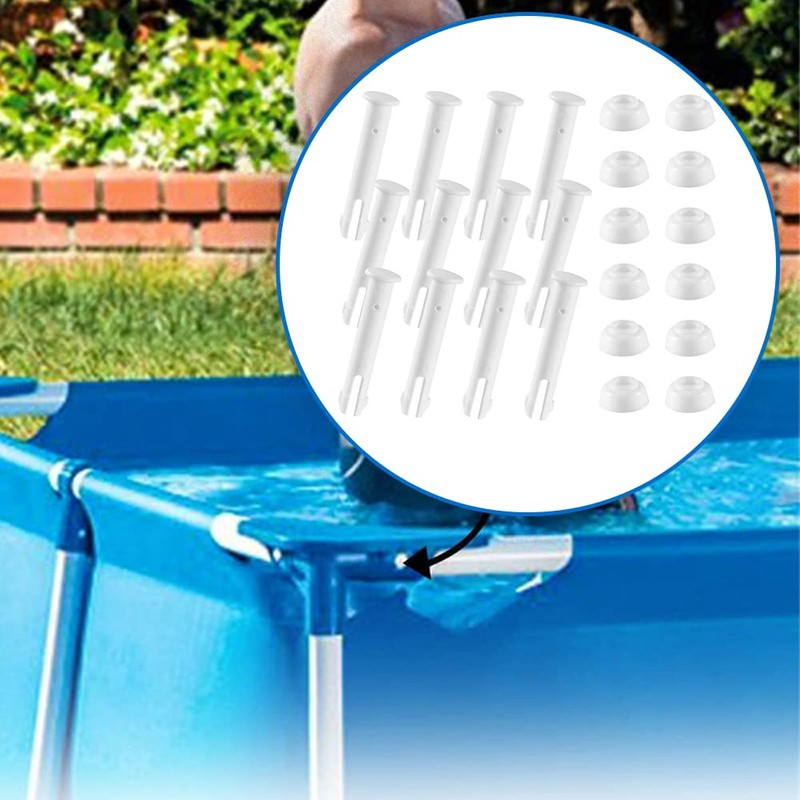 TKTTBD Pool Joint Pins & Seals - 24 Pieces Pool
