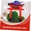 FUNOMOCYA Japanese Gate Model Micro Landscape Decor Fish Tank Accessory