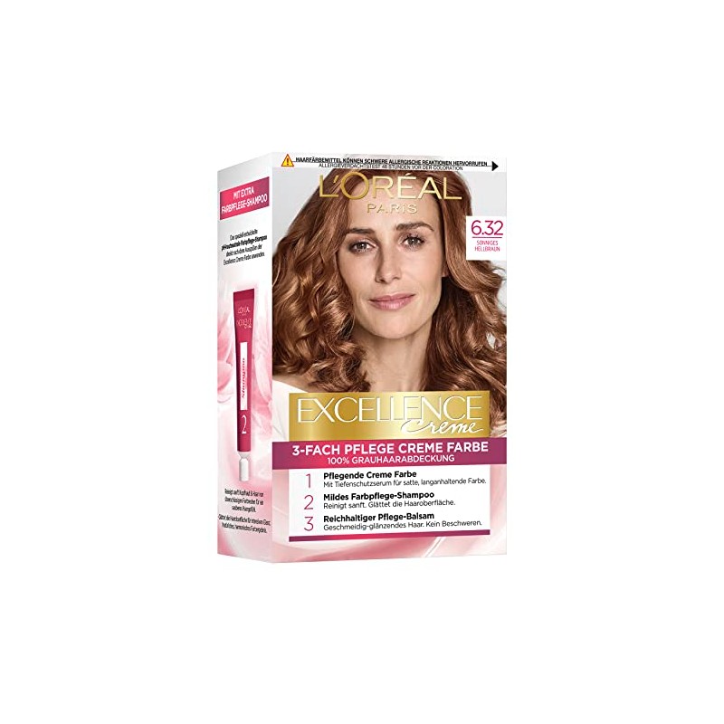 L'Oréal Paris Excellence Crème 6.32 Sunny Light Brown