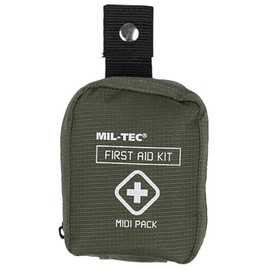Mil-Tec Unisex – Erwachsene Erste-Hilfe-Paket-16025900 Erste-Hilfe-Paket, Oliv, Einheitsgröße