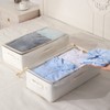 Under Bed Storage Bins Frame Storage Box Oxford Fabric Sturdy