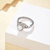 Heart Urn Ring for Ashes for Women - 925 Sterling