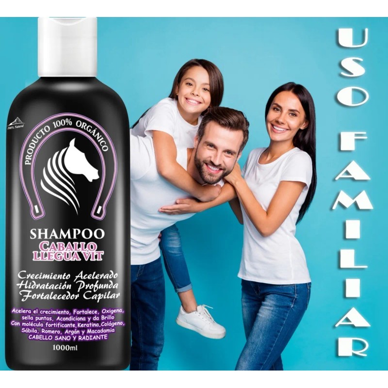 Shampoo Extracto Cola Caballo Crema Colágeno