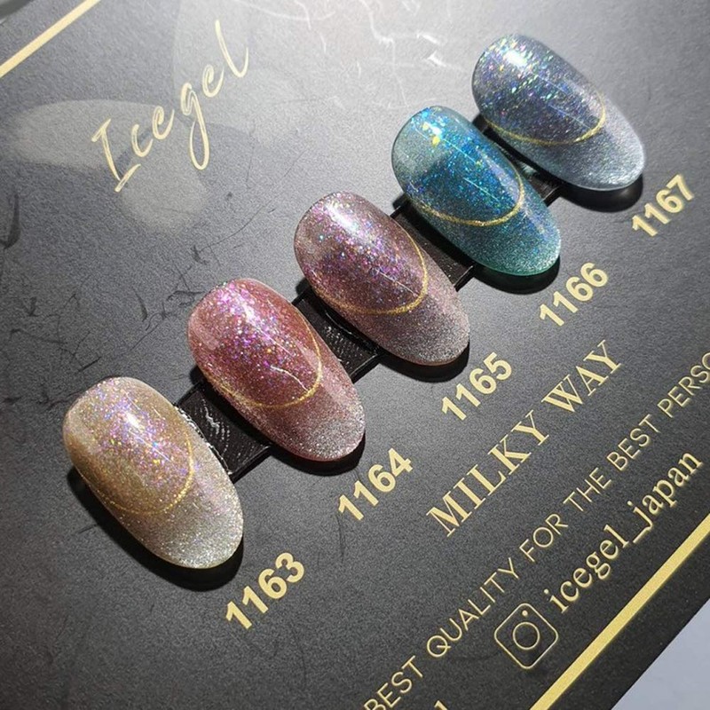 ICE GEL Color Gel ABLACK Star Galaxy Gel 1167 3g