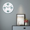Topkey Silent Wall Clock 12 Inch Simple Design Non-Ticking Decorative