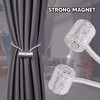 2 Pieces Magnetic Curtain Tie backs, Holdbacks Holders Hooks,Drapes Clips