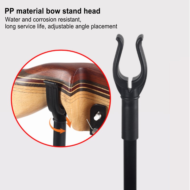 Archery Bow Stand Glass Fiber Foldable Portable Bow Stand Rack