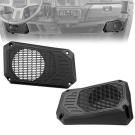 KEMIMOTO Under Dash Speaker Pods Compatible with Polaris Ranger XP 1000 2018-2025 1000/Crew 2020-2025 Under Dashboard Speaker Enclosures Pods Holder Accessories(2PCS, Support 5" Speakers)