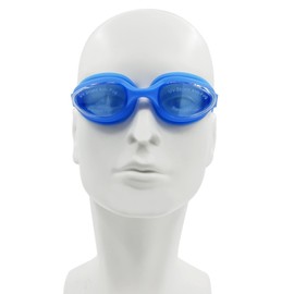 KCVC Swim Goggles Anti Fog,Swim Pool Goggles,Transparent Swimming Goggles,Clear Plain Swimming Goggles,Swimming Goggles No Leaking Full Protection Adult Men Women Youth (blue)