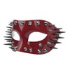 Steampunk Masquerade Mask Spike (Red)