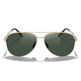 MERRY'S Aviator Sunglasses for Men Women - Polarized Driving Sun glasses Mirrored Lens UV 400 Protection 58 MM, Gold Frame/G15 Lens, Lens width: 58 millimeters