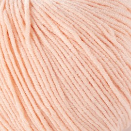 Estako Jeans, (6 Skeins Pack) 55% Cotton 45% Acrylic Amigurumi Yarn, Soft, Fine/Sport (2) for Crochet and Knitting (6 x 1.76 Oz) / (6 x 174 Yrds) (105 - Peach Orange)