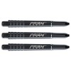 Winmau Prism Force Solid Black Medium Polycarbonate Dart Stems -