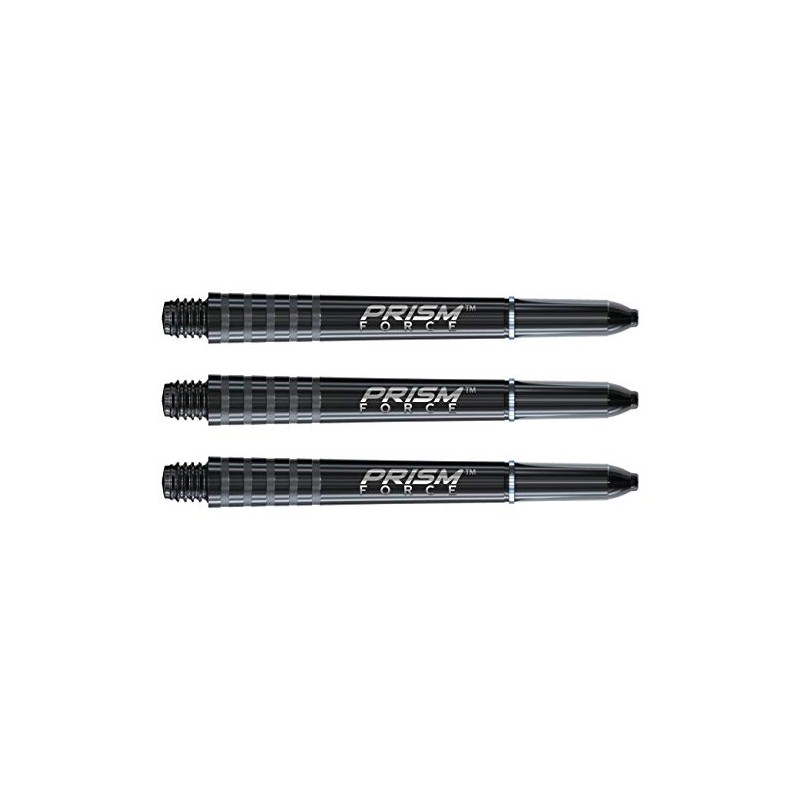 Winmau Prism Force Solid Black Medium Polycarbonate Dart Stems -