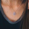 Philip Jones Aries Zodiac Star Sign Disc Necklace Created with