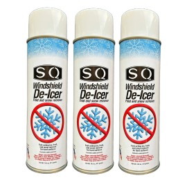 SQ Windshield De-Icer Frost and Snow Remover, 14.5 oz per can - 3
