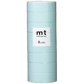 Kamoi Kakoshi MT08P191R Masking Tape, 8 Ps, Width 0.6 inches (15 mm) x 26.4 ft (7 m), 191