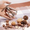 MxTong Nut Cracker Heavy Duty Nutcracker Macadamia Cracker Stainless Steel