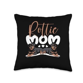Rottweiler Dog Rottie Throw Pillow