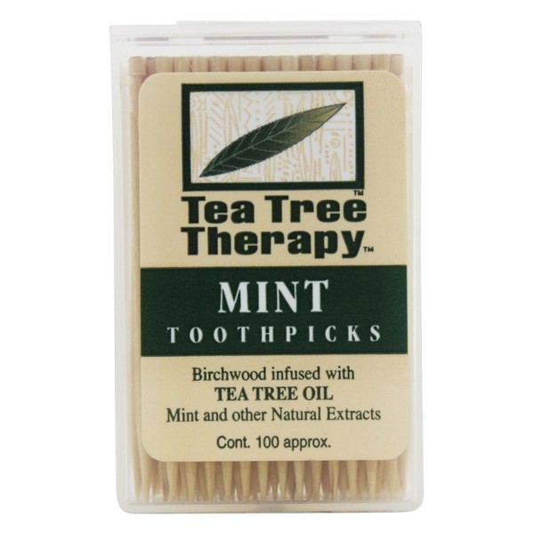 Tea Tree Therapy Toothpicks Mint - 100 Toothpicks3