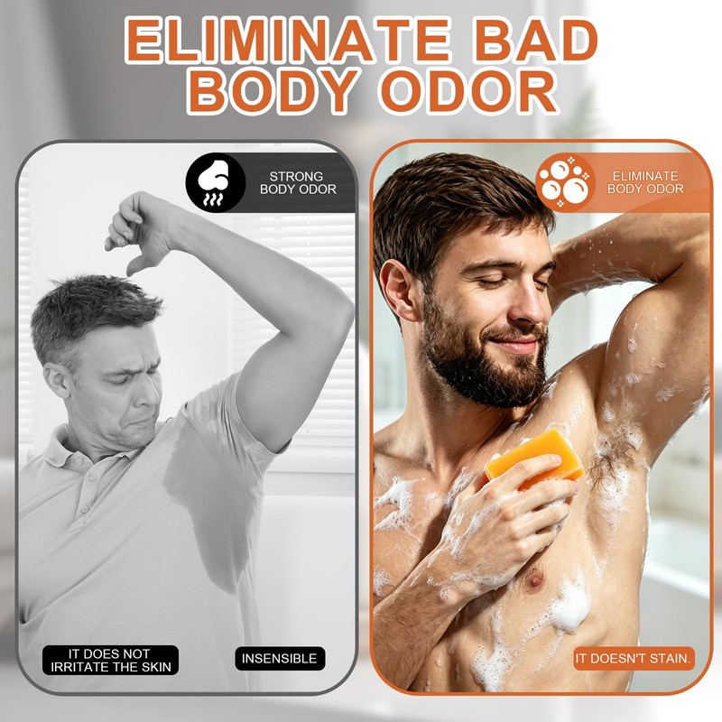 Deodorizing Persimmon Soap for Old People Smell,Persimmon Soap Bar for