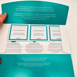 BeautyCounter CounterMatch Dry Skin Cleanser, Serum, Lotion Sample Set