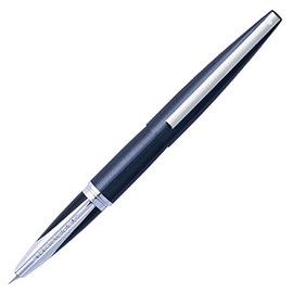 Sheaffer Taranis Medium Nib Fountain Pen, Diamond Dust Blue, Chrome Trim (E0944553-PB2)