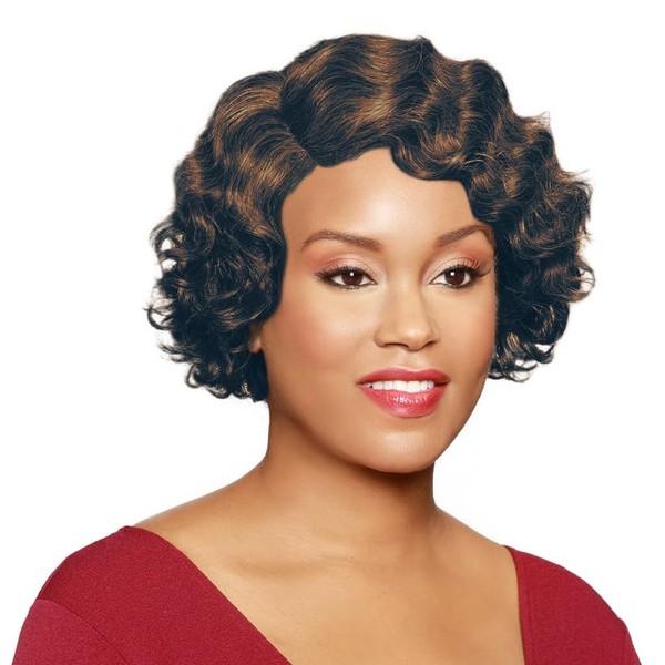 Christine Wig Color F1B30 - Foxy Silver Wigs Short Fingerwave