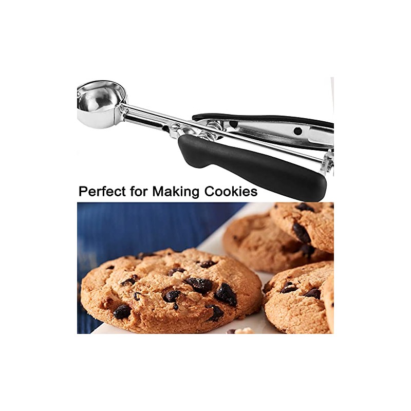 Cuchara de Galletas y Melón (2 Cucharaditas), Mini Cuchara de