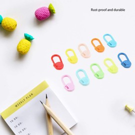 500 pcs/Canister Mix Color Knitting Stitch Markers Crochet Clips Plastic Safety Pins Clips Sweater Mark Buckle Needle, Knitting Stitch Counter, Knitting Accessories for DIY Sewing