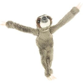 Cute Plush Soft Stuffed Fluffy Long Legs Jungle Dinosaur Animal Magnet Kids Children Whiteboards Fridge Refrigerator Christmas Birthday Gift 3 4 5 6 7 8 9 10 11 12 Years Olds (Sloth)