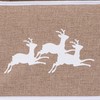 26.8inch Christmas Tree Skirt Foldable Burlap Xmas Tree Stand Base