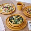 Stone Lain Cleo Modern Stoneware 32-Piece Dinnerware Set, Plates and