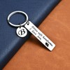 OUMILAN Drive Safe Keychain 26 Letters Keychain Gifts for Boyfriend