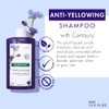 Klorane Plant-Based Purple Shampoo with Centaury, Brightens Blonde, Platinum, Silver,