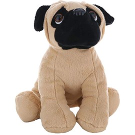 Cuddly Soft 16 inch Stuffed Pugsley The Pug. We Stuff Them, You Love Them.
