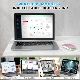 FYBC Bluetooth LED 2.4G Wireless Mouse Luminous Slim Design for Laptop - Local Gold