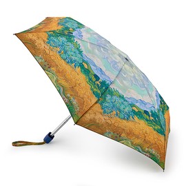 Fulton National Gallery Tiny-2 Wheatfield Van Gogh Folding Compact Umbrella