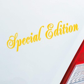 Car Sticker – In Your Choice Of Colours Special Edition Car Tuning Motorcycle OEM DUB JDM Car Stickers 15x4 cm/Sticker Film, yellow