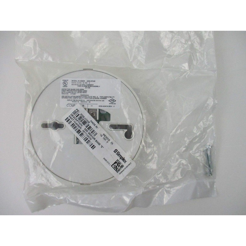 Simplex 4098-9792E - Standard Sensor Base E