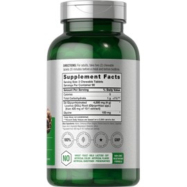 Horbäach DGL Licorice Chewable Tablets | 4000mg | 180 Count | Vegetarian and Non-GMO | Deglycyrrhizinated Licorice Root Extract