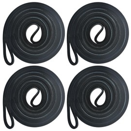 4 Pack 341241 Dryer Drum Belt Fit for Whirl-pool, Ken-more Dryers, Replaces 8066065 AP2946843 W10127457 PS346995 14210003 31531589 31001026 3394651 529597 WED4815EW1 NED4655EW1