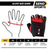 MOB Xtra Durable Training Gym Glove, Finger Less Gloves for