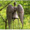 Grace Home 26''H Garden Angel Metal Yard Stake Antiqued Sculpture