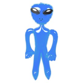 Inflatable Alien Party Favors - 18" Multi-Color (12 Pack)