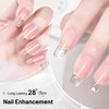 JODSONE 2Pcs 10ml Builder Gel Set, Clear Gel Nail Strengthener